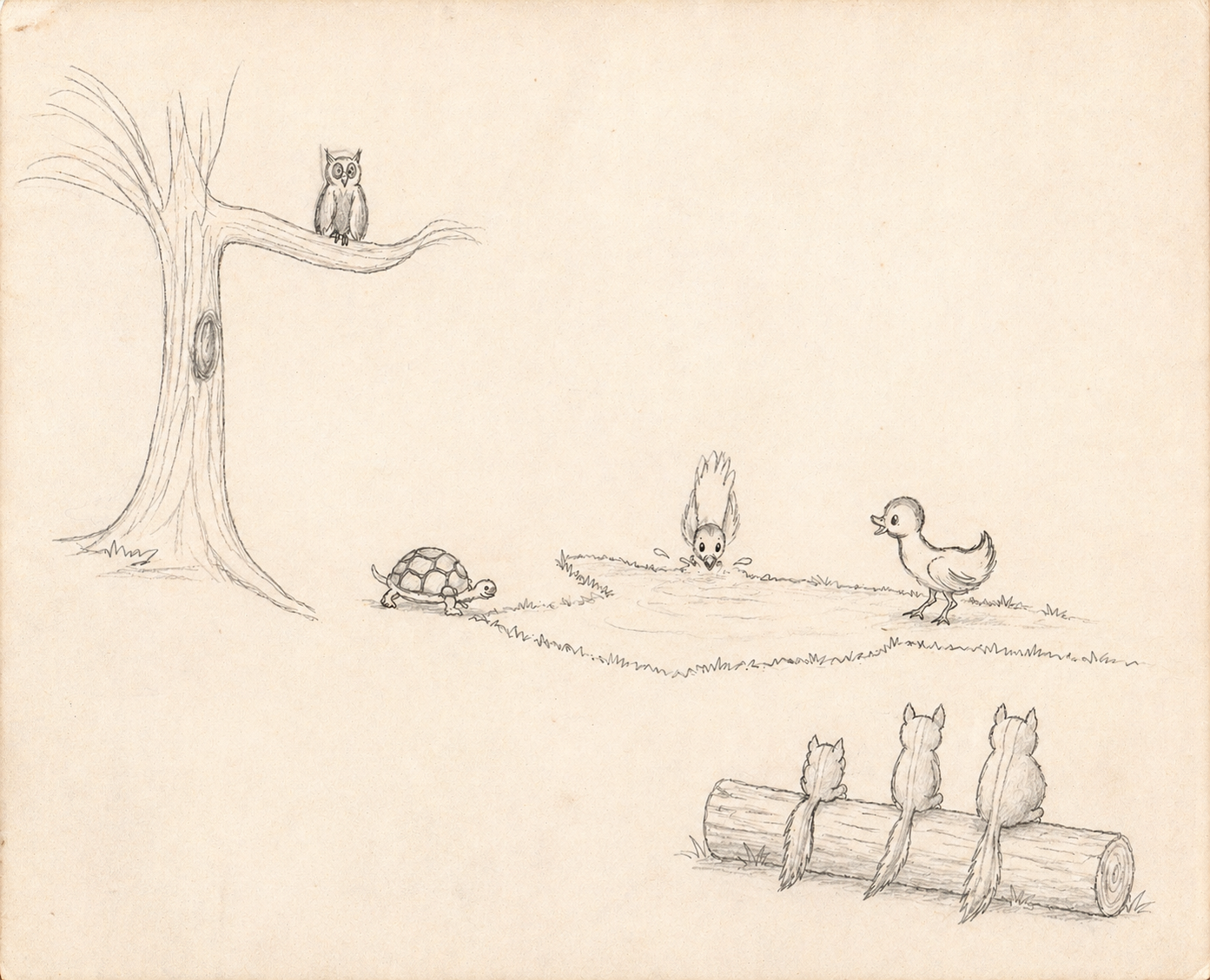 The original drawing by Melissa’s mother that inspired Freya